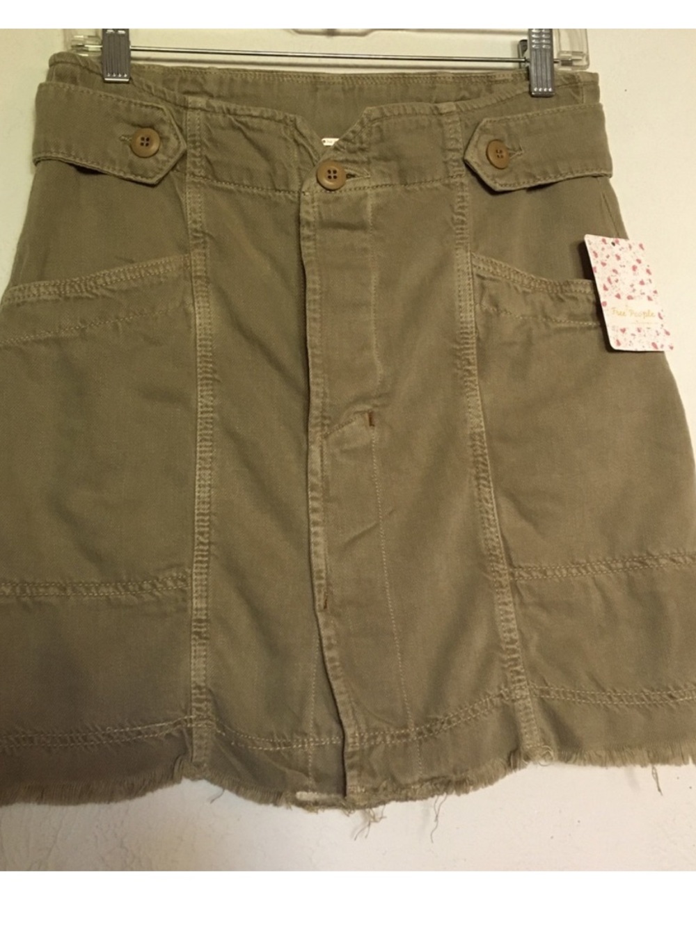 Casual Khaki Utility Skirt size 10